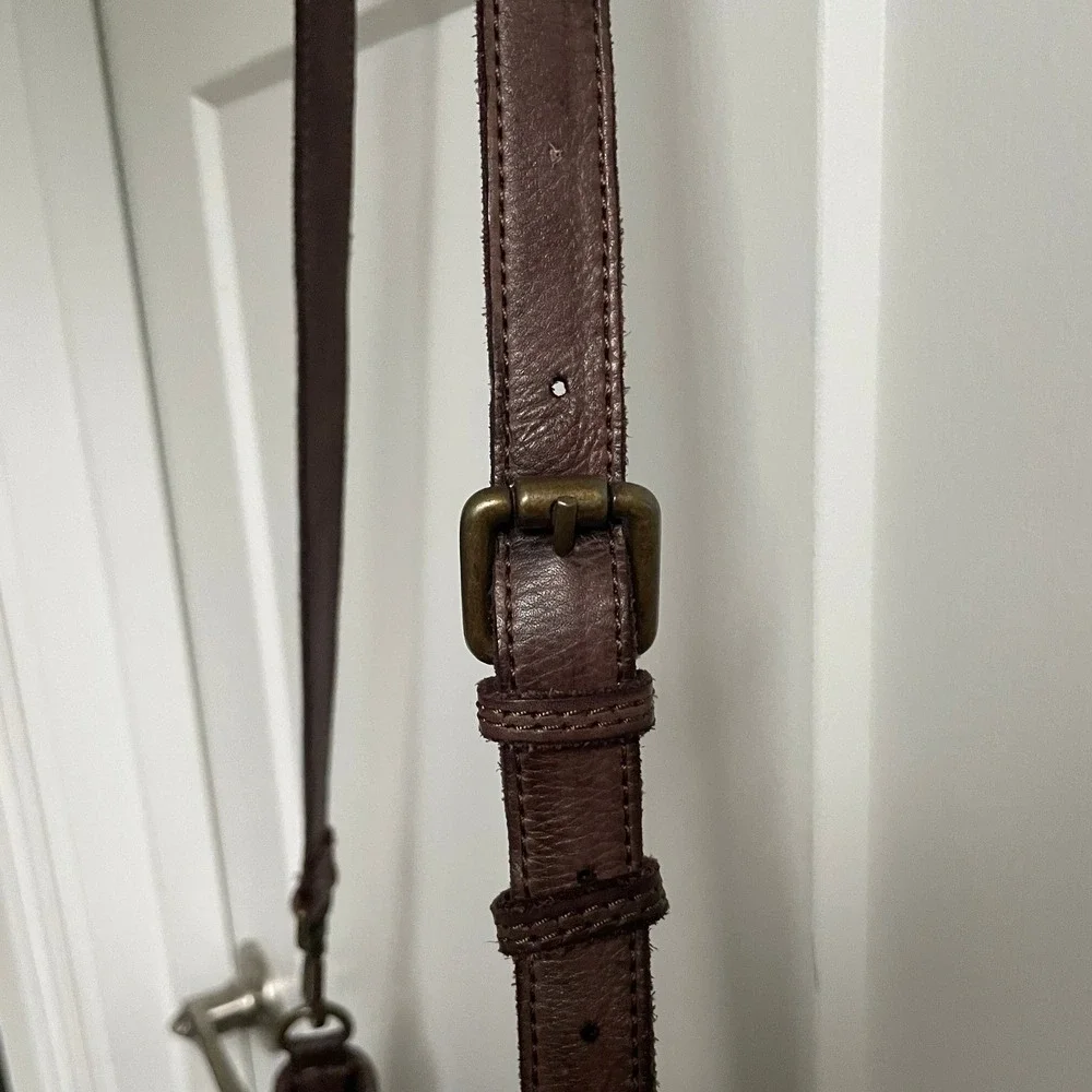Valentina Made in Italy Woven Brown 100% Leather Bag Convertible Tote Crossbody